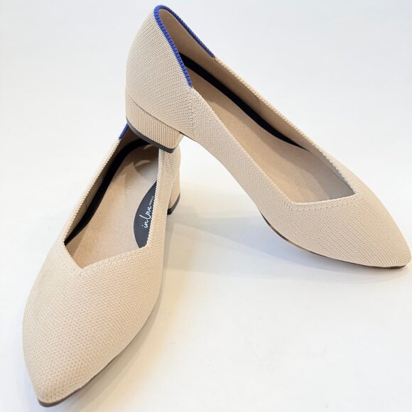 Rothy’s The High Point Women’s Heels Size 6 Sandstone Neutral - Picture 7 of 9